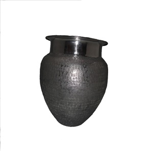 Jarrón de Flores con Acabado Niquelado, Accesorios Modernos de Aluminio para Decoración del Hogar y Hoteles - Product Image 2