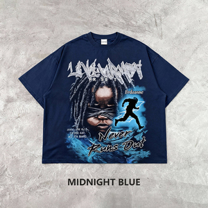 Camisetas de Algodón para Hombre de Alta Calidad con Lavado Ácido, Personalizadas, para Uso Casual y de Viaje en Verano - Product Image 2