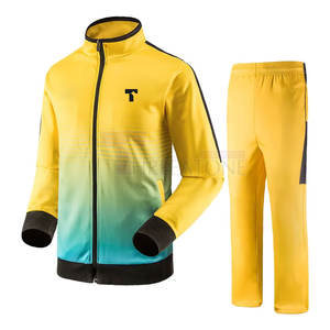 Chándal deportivo ajustado para hombre, Conjunto de jogging ligero de tela transpirable y elástica para invierno - Product Image 3