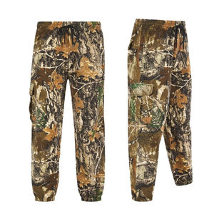 Custom Logo Streetwear High Quality Printing Oversized Wide Leg Hunting <b>Men</b> Real Tree <b>Camo</b> Baggy Cargo <b>Pants</b> - Product Image 1