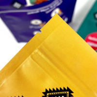 Sachet Doypack Personnalisé en PE Laminé avec Valve pour Emballage Alimentaire : Sucre, Grains de Café, Snacks, Croustilles