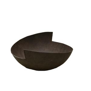 Bol à bougie Antique en métal de forme Unique, dessus de Table décoratif, bol à bougie de jardin de haute qualité - Product Image 1