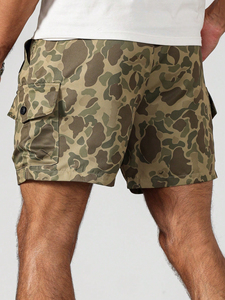 Ropa de trabajo de camuflaje para hombres con bolsillos grandes, pantalones cortos informales de la mejor calidad para hombres con Personalización completa - Product Image 2
