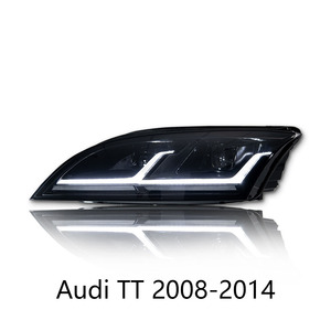 ชุดไฟหน้าโปรเจคเตอร์เลเซอร์ LED สำหรับ <span class=keywords><strong>Audi</strong></span> <span class=keywords><strong>TT</strong></span> 8J ปี 2006-2014 พร้อมไฟ DRL LED ไฟเลี้ยวแบบ Sequential ระบบ CAN Bus แบบเสียบใช้งานได้ทันที อะไหล่รถยนต์ - Product Image 1