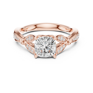 10K Gold Ladies Ring Diseño hecho a mano Venta al por mayor Joyería de moda - Product Image 2