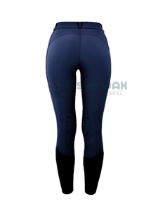 Pantalones de montar a caballo para mujer, corte ajustado favorecedor con material elástico de cintura alta y agarre fuerte para profesionales - Product Image 5