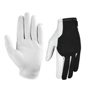 2024 Custom Made Leather Golf <b>Gloves</b> Quick Dry Breathable <b>Sheepskin</b> Cabretta Leather Sports Wear Plus Sized Golf <b>Gloves</b> - Product Image 6