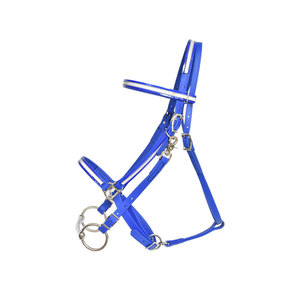 Última colección de cuero ajustable cómodo caballo ecuestre Bio PVC Thane brida para carreras de caballos - Product Image 3