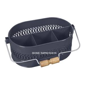 Latest Design Cooking <b>Tools</b> & Cutlery Organizer Kitchen Galvanized Condiment <b>Caddy</b> Utensil Holder with Printed Logo Facility - Product Image 6