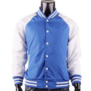 Chaquetas universitarias para hombre Parches bordados de lana personalizados Logo Todos los tamaños High Street Allign Baseball Bomber Jacket Canvas - Product Image 6