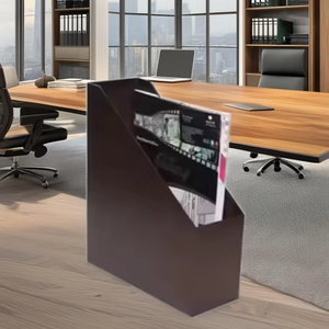 Porte-revues en bois naturel de haute qualité avec organisateur en bois de qualité de conception de fichier ouvert pour une utilisation de bibliothèque de bureau à domicile - Product Image 5