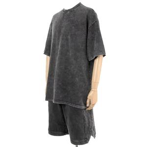 เครื่องแต่งกายลำลองแนวสตรีทสำหรับผู้ชายชุดสองชิ้นพร้อมกางเกงขาสั้นพิมพ์ลายแห้งเร็วและระบายอากาศได้ดีสำหรับฤดูร้อน - Product Image 3