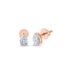 Boucles d'oreilles en diamant en forme de poire rayonnante avec une brillance époustouflante, idéales pour les tenues de soirée ou les bijoux de mariée d'Inde - Product Image 6