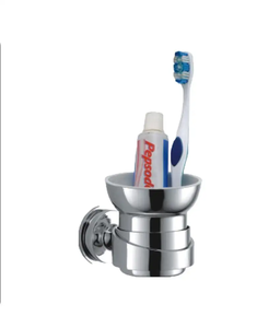 Dernière arrivée couleur argent décoration de la maison en métal ménage Design classique salle de bain murale utilise un porte-brosse à dents - Product Image 1