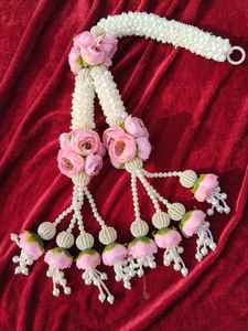 Accesorio para el Cabello con Ramillete de Jazmín y Peonía, con Perlas y Latkan, Multiusos como Cuerdas, Adornos para Trenzas Kaleera, Extensiones de Cabello para Novias - Product Image 2