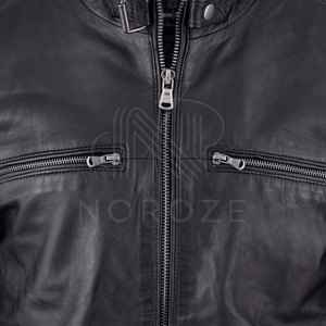 Veste d'hiver en cuir légère en gros Veste en cuir pour homme confortable Vente en ligne Veste en cuir pour homme - Product Image 3