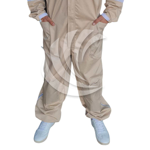 Combinaisons d'apiculture à protection intégrale du corps, 3 couches, maille ventilée, voile amovible, fermeture éclair intégrale, protection contre les piqûres d'abeilles - Product Image 3
