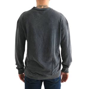 Nueva Sudadera de Moda con Lavado Ácido para Hombre, el Mejor Proveedor, Color Personalizado, Sudadera Básica con Lavado Ácido para Hombre, Sudaderas Básicas 2026 - Product Image 4