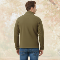 Jaket Fleece Polar Anti Angin Bernapas Ukuran Besar Klasik Musim Gugur Pria Mode Terbaru 2020 Layanan OEM Logo Kustom