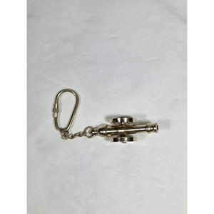 Llavero de Metal con Forma de Cañón Antiguo de Latón con Logotipo Personalizado, Llavero Empresarial - Product Image 6