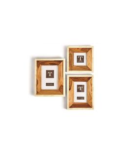 Handcrafted Wooden Photo <b>Frame</b> <b>With</b> Natural Grain Finish For Home Table Shelf Display Living Room Bedroom Office - Product Image 2