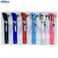 ADAN INSTRUMENTS 4X Magnifying Portable Mini LED Fiber Optic Otoscope Digital Light Medical Eardrum Examination Manual Home Use