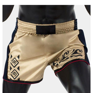 ชุดต่อสู้ MMA แบบสั้นทำจากโพลีเอสเตอร์ระบายอากาศสำหรับมวยไทย - Product Image 2