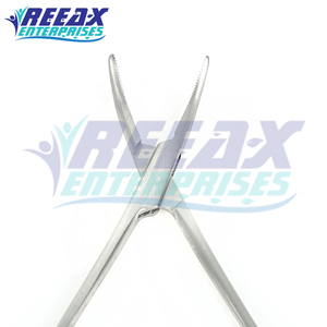 REEAX ENTERPRISES Pinces coudées en acier inoxydable de 12.5cm Instruments chirurgicaux de haute qualité pour usage hospitalier - Product Image 4