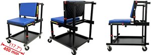 Outils ITA 2-en-1, siège et tabouret combinés, capacité de charge 227 kg, AUCUN, source d'alimentation, OEM ODM, fournisseur taïwanais - Product Image 4