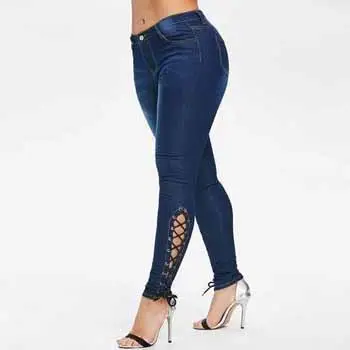 Jeans en denim fantaisie pour dames