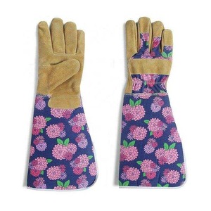 Guantes de jardinería a prueba de espinas para mujeres y hombres Guantes de trabajo de jardín de cuero de alta calidad para unisex con logotipo de marca personalizado - Product Image 1