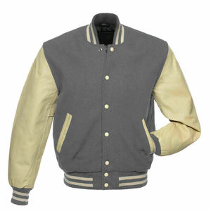 Service OEM Veste d'hiver d'université de baseball Vestes d'université en cuir de laine simple sur mesure - Product Image 4