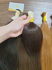 ผมต่อคุณภาพสูง 100% เวอร์จิ้น สเตรท ไม่ใช่เรมี่ แบบยกมัด สีสวยหรู พรีเมียม เส้นผมแท้ 100 กรัม เวียดนาม ราคาส่งที่ดีที่สุด - Product Image 4