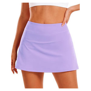 Jupes de tennis pour femmes en gros, jupes plissées, jupes de golf pour femmes, taille haute, légères, athlétiques avec poches pour shorts - Product Image 1