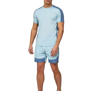 Ensemble deux pièces pour homme de haute qualité, vêtements de sport à séchage rapide, respirant, short et t-shirt de course pour homme - Product Image 1