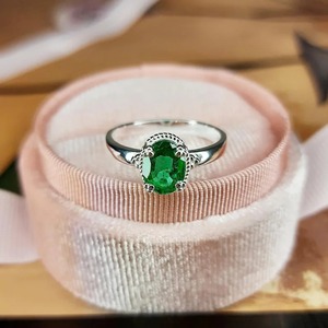 Handmade Vintage 925 Sterling Silver Lab Stone Emerald Cut Bezel Setting Gold Plated Engagement <b>Ring</b> for Women <b>Indian</b> Weddings - Product Image 2