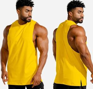 Men's Casual Fitness Breathable Slim Sports Summer <b>Sleeveless</b> Tank <b>Top</b> 100% Cotton Quick Dry Gym - Product Image 4