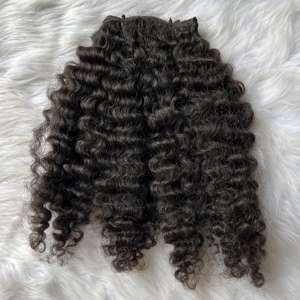 Non Chemical Wholesale Low Price Burmese <b>Curly</b> <b>Bundles</b> Double Drawn 8-40inch Vietnamese Raw Hair Extensions - Product Image 3