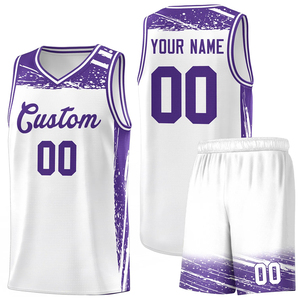 Maillot de basket-ball de joueur de basket-ball personnalisé OEM uniforme de basket-ball pour hommes séchage rapide respirant uniforme d'entraînement gilet - Product Image 5