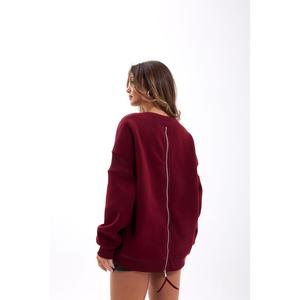 Sweat-shirt surdimensionné 6669 avec fonction anti-boulochage en tissu tricoté - Product Image 3