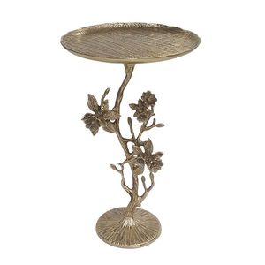 Candelabro de Metal Hecho a Mano con Acabado Dorado, Portavelas de Estilo Moderno para Decoración del Hogar - Product Image 3