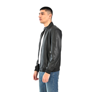 Chaqueta de Motociclista de Cuero para Hombre, Marca Personalizada 2025, Estilo Bomber, Cuello Camisero, Impermeable, Anti-UV, Alta Calidad, en Oferta - Product Image 5