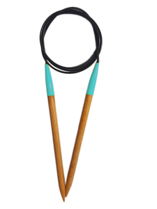 Aguja de tejer de último estilo, juego de agujas de tejer circulares de madera intercambiables, bolsa de aguja de tejer mágica colorida - Product Image 6