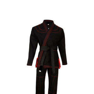 Unisex negro Judo Gi uniforme brasileño Jiu Jitsu BJJ artes marciales desgaste trajes de Karate para adultos-fabricación traje de Judo - Product Image 2