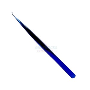 Venta al por mayor de acero inoxidable pestañas injertadas pinzas herramientas de extensión de pestañas con diferentes puntas pinzas - Product Image 4