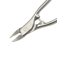 Coupe-cuticules professionnels en acier inoxydable incurvé de haute qualité pour ongles des doigts et des orteils – Outils de manucure et pédicure à mâchoires larges