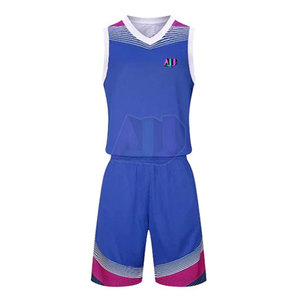 Uniforme de Baloncesto al por Mayor, Personalizado con Logotipo, Nombre y Número, Tallas Grandes, 100% Poliéster para Equipos, Venta al por Mayor - Product Image 1