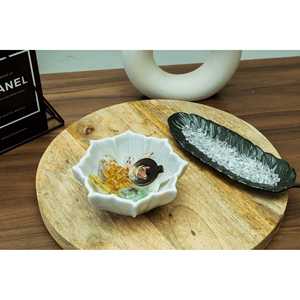 Accesorio de frutero para decoración de oficina Floral blanca - Product Image 4