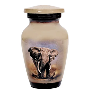 Urnas de cremación de Metal de diseño múltiple, urnas pintadas para cenizas funerarias y humanos, decoración del hogar - Product Image 4