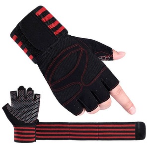 Gants de fitness haltérophilie respirants pour entraînement Service OEM Gants de musculation en cuir synthétique sur mesure - Product Image 2